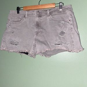 GREY WIRE SHORTS